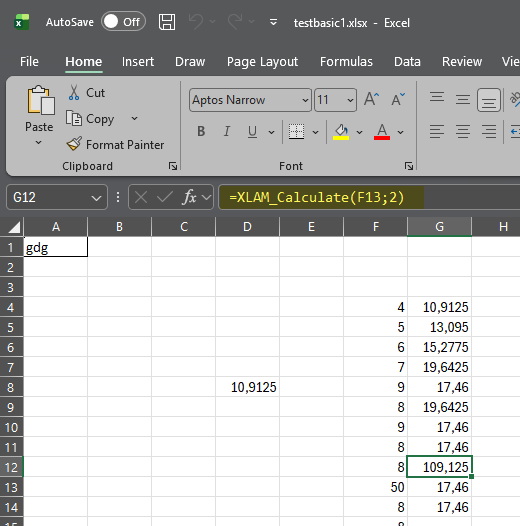 Excel worksheet using a protected custom VBA function